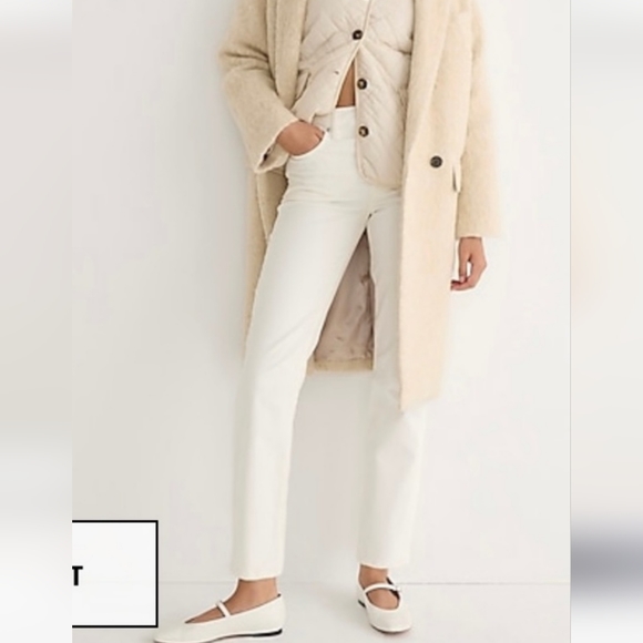 J. Crew Re- Imagined Women Sz30P Ivory Straight Leg Corduroy Pants - Picture 13 of 13
